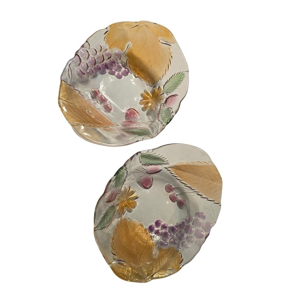 Vintage set of 2 Chablis by Mikasa 7" Oval Bowl‎